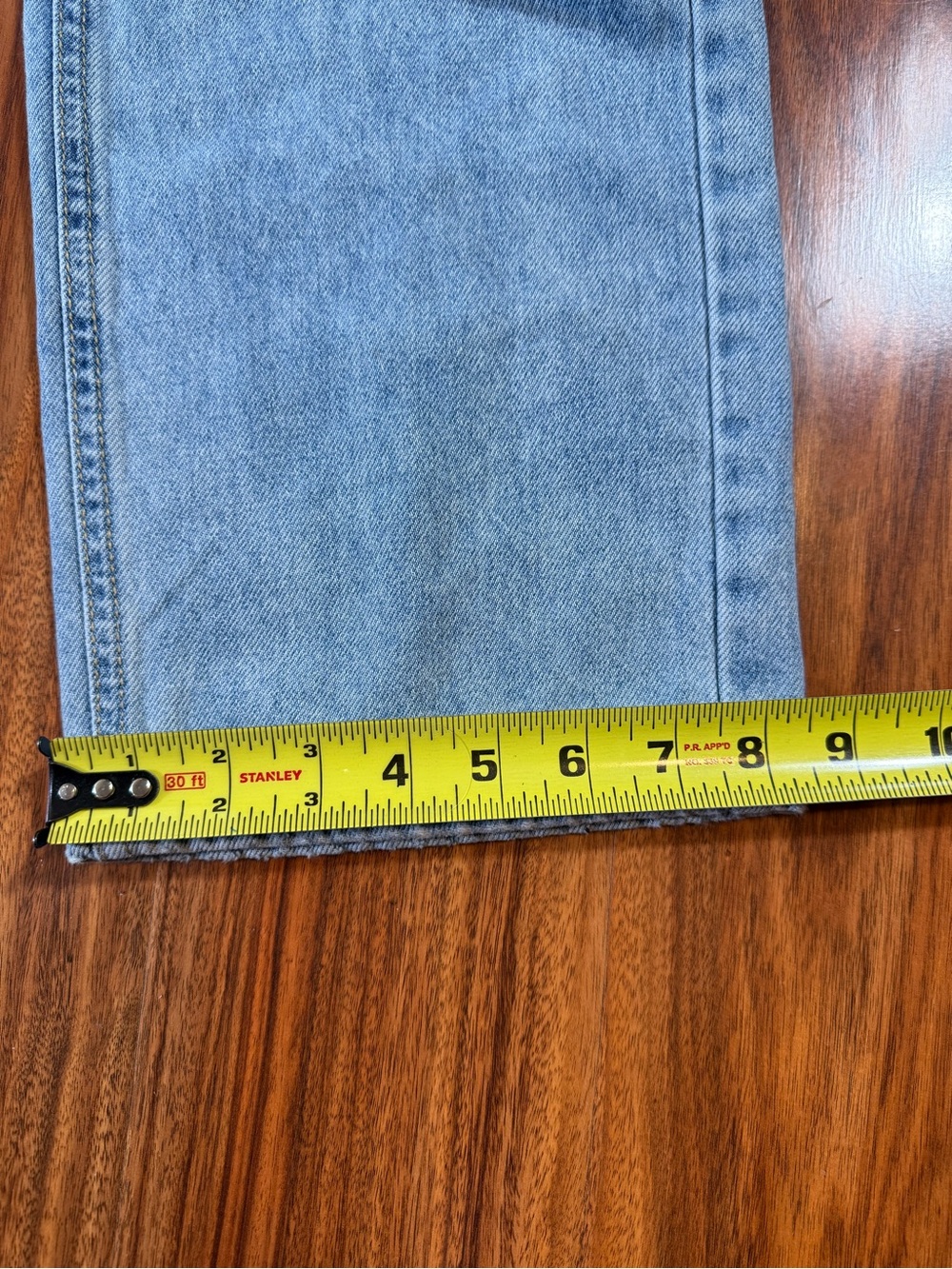 Light Wash High-Rise Straight Jeans - Size 25 - Picture 11 of 15